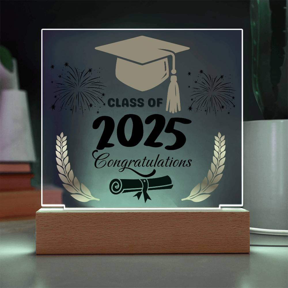Graduation Class Of 2025|Acrylic Square Plaque