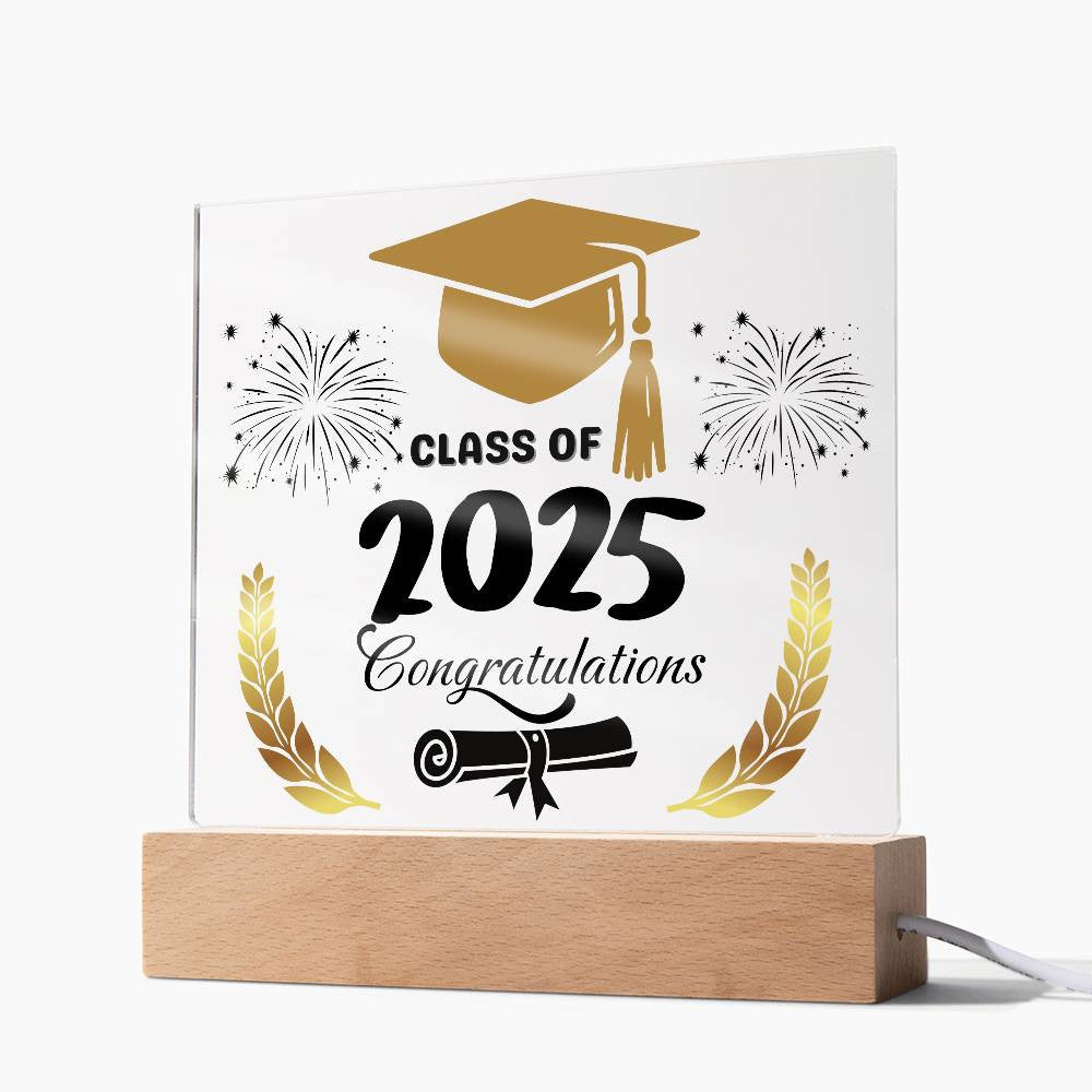Graduation Class Of 2025|Acrylic Square Plaque