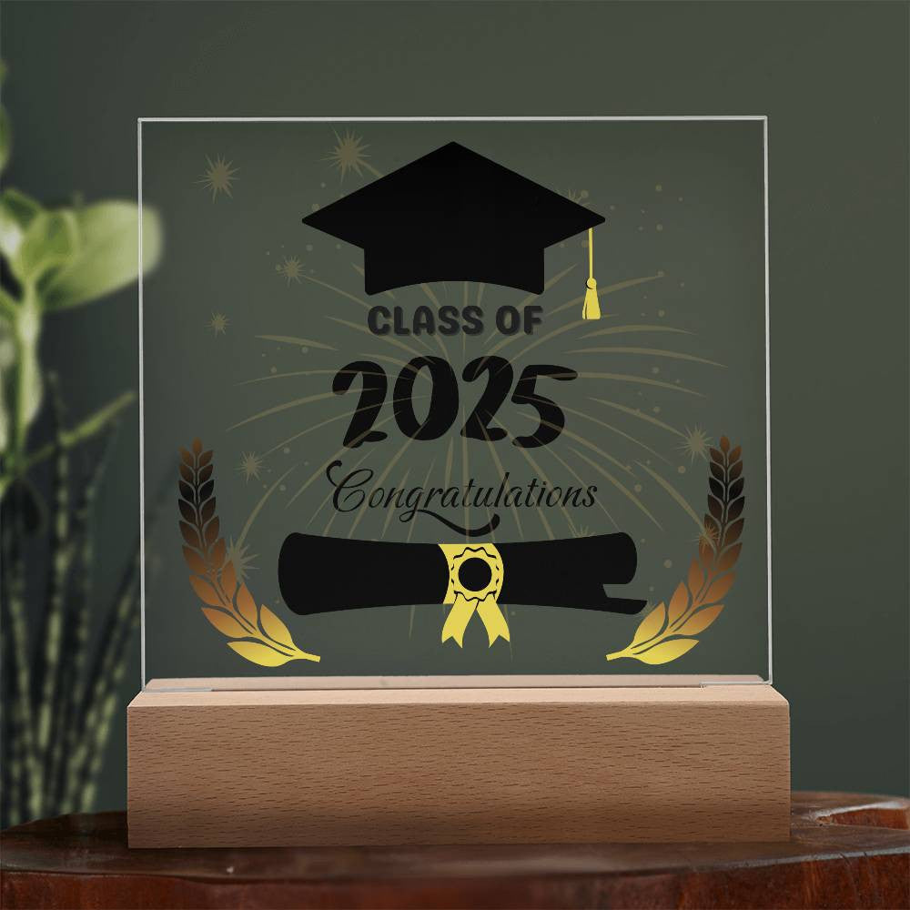 Graduation Class Of 2025 | Acrylic Square Plaque
