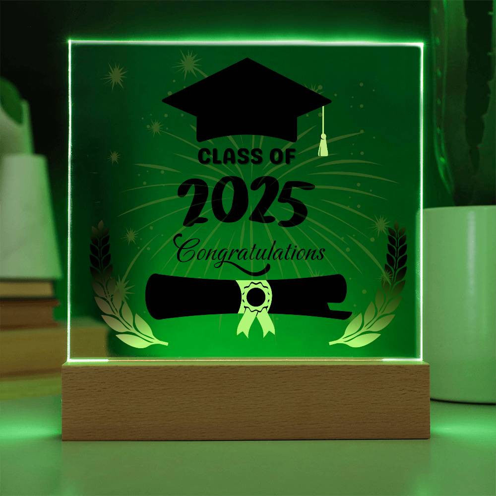 Graduation Class Of 2025 | Acrylic Square Plaque