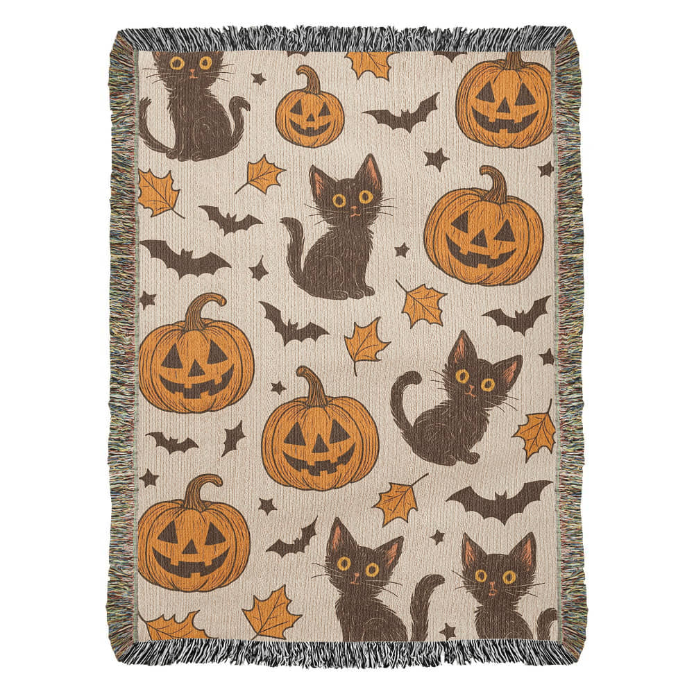 Halloween Woven Blanket