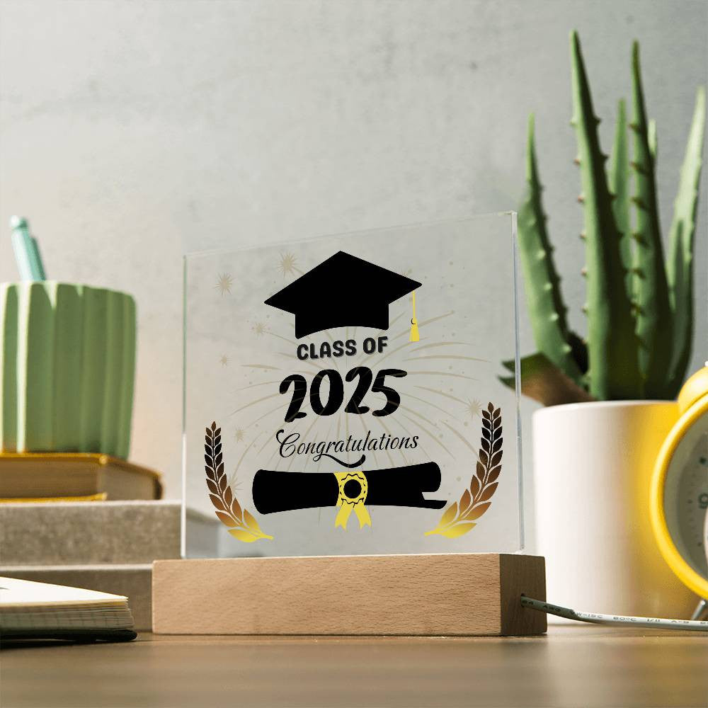 Graduation Class Of 2025 | Acrylic Square Plaque