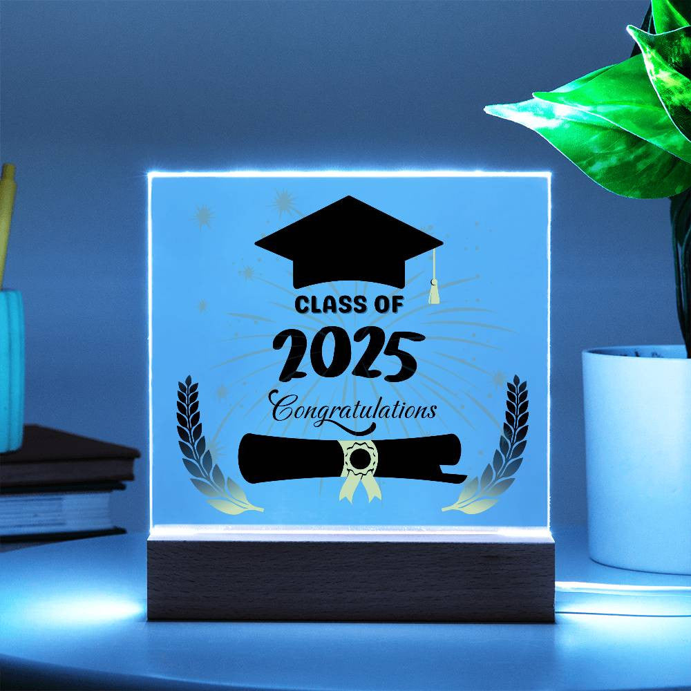 Graduation Class Of 2025 | Acrylic Square Plaque