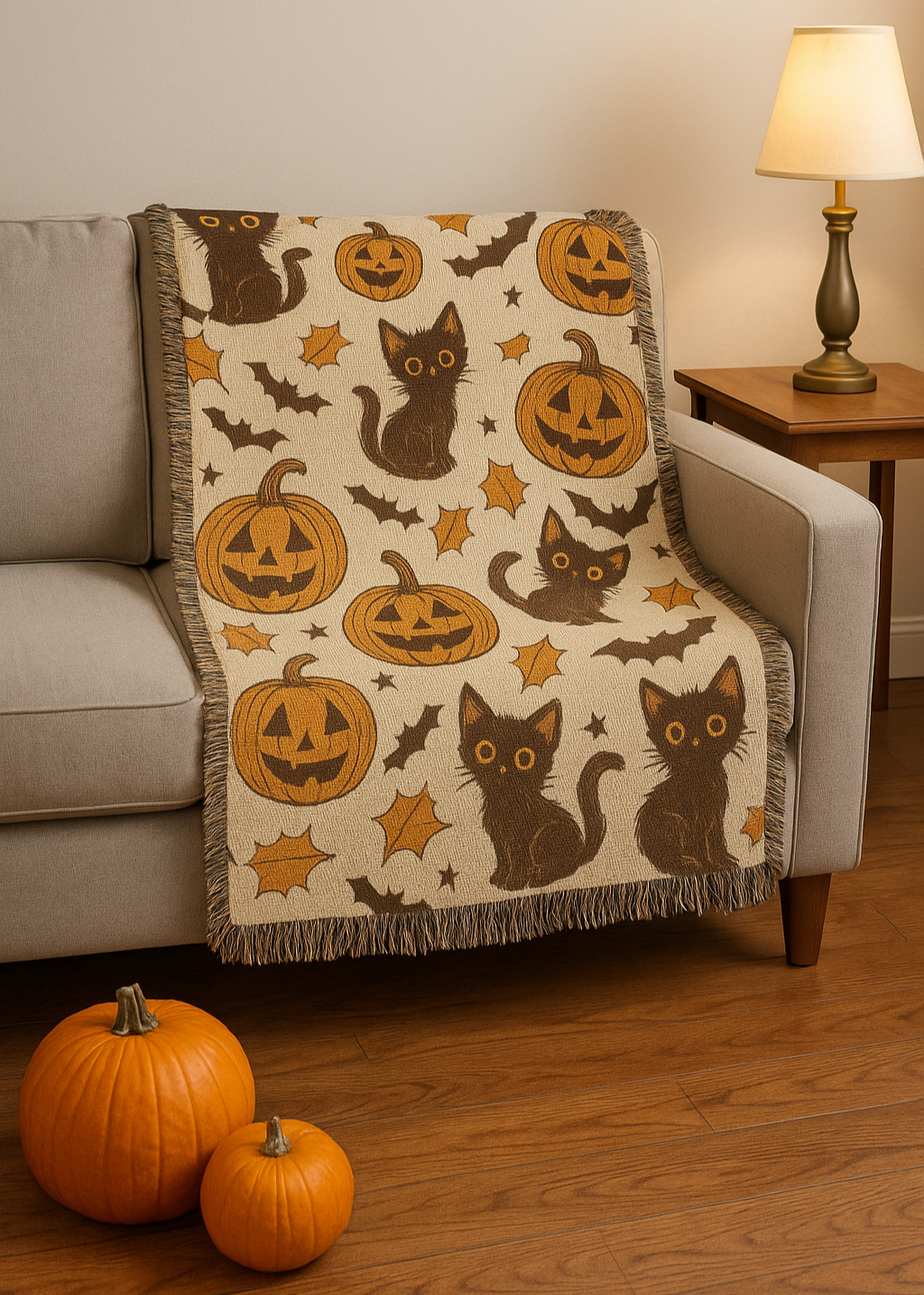 Halloween Woven Blanket