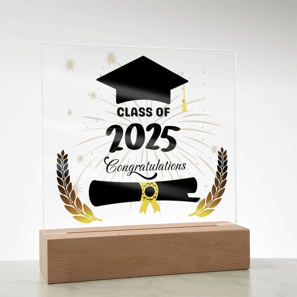 Graduation Class Of 2025 | Acrylic Square Plaque