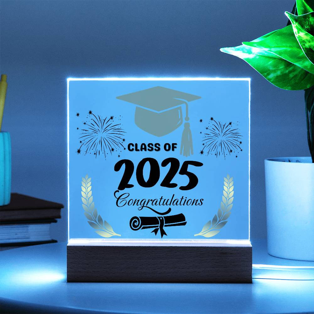 Graduation Class Of 2025|Acrylic Square Plaque