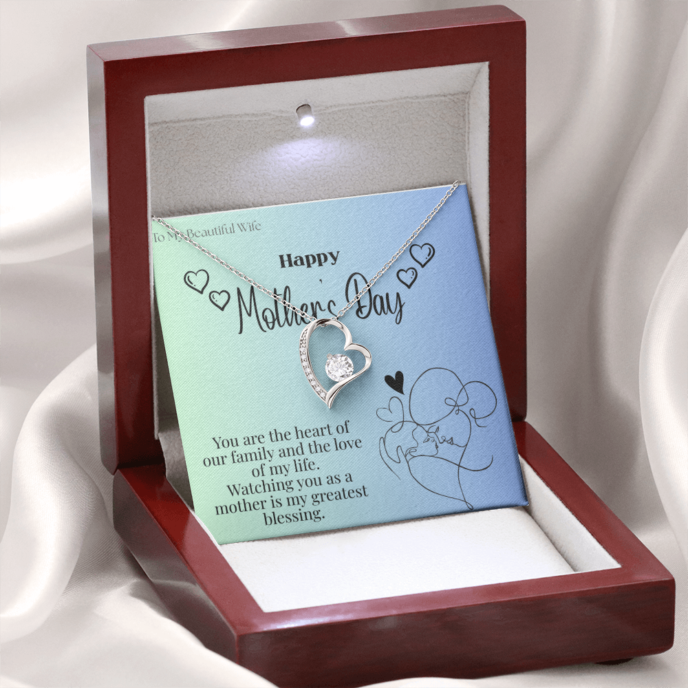 To My Beautiful Wife / Forever Love Necklace