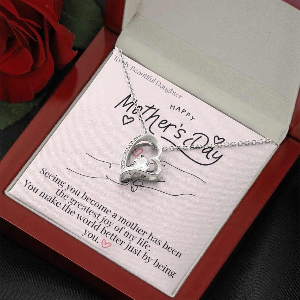 To My Beautiful Daughter / Forever Love Necklace
