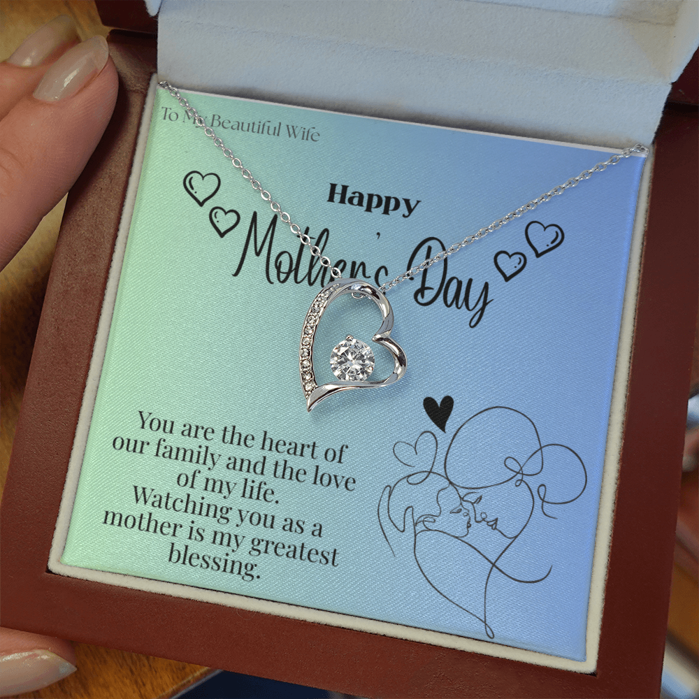 To My Beautiful Wife / Forever Love Necklace