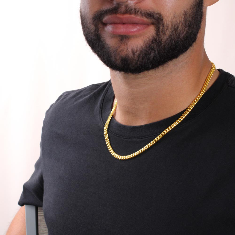 To My Dad / Cuban Link Chain