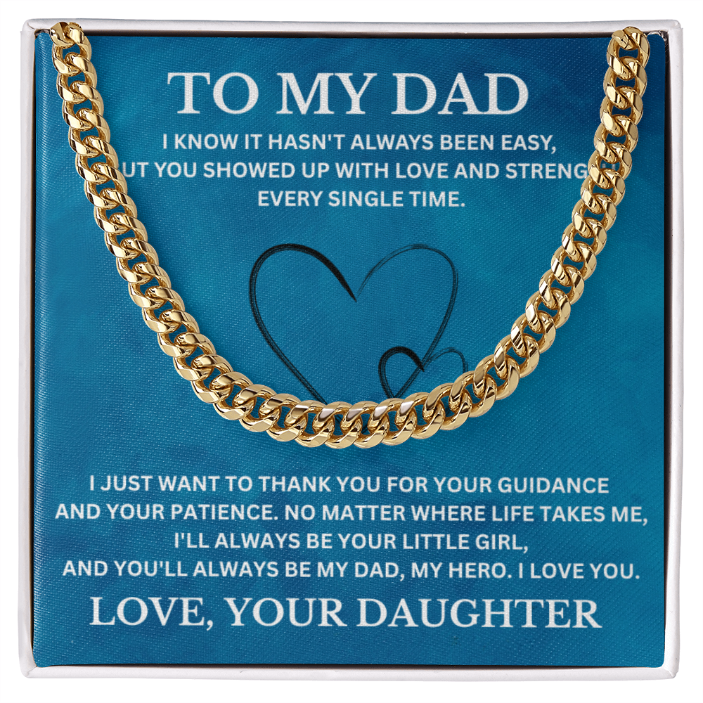 To My Dad / Cuban Link Chain