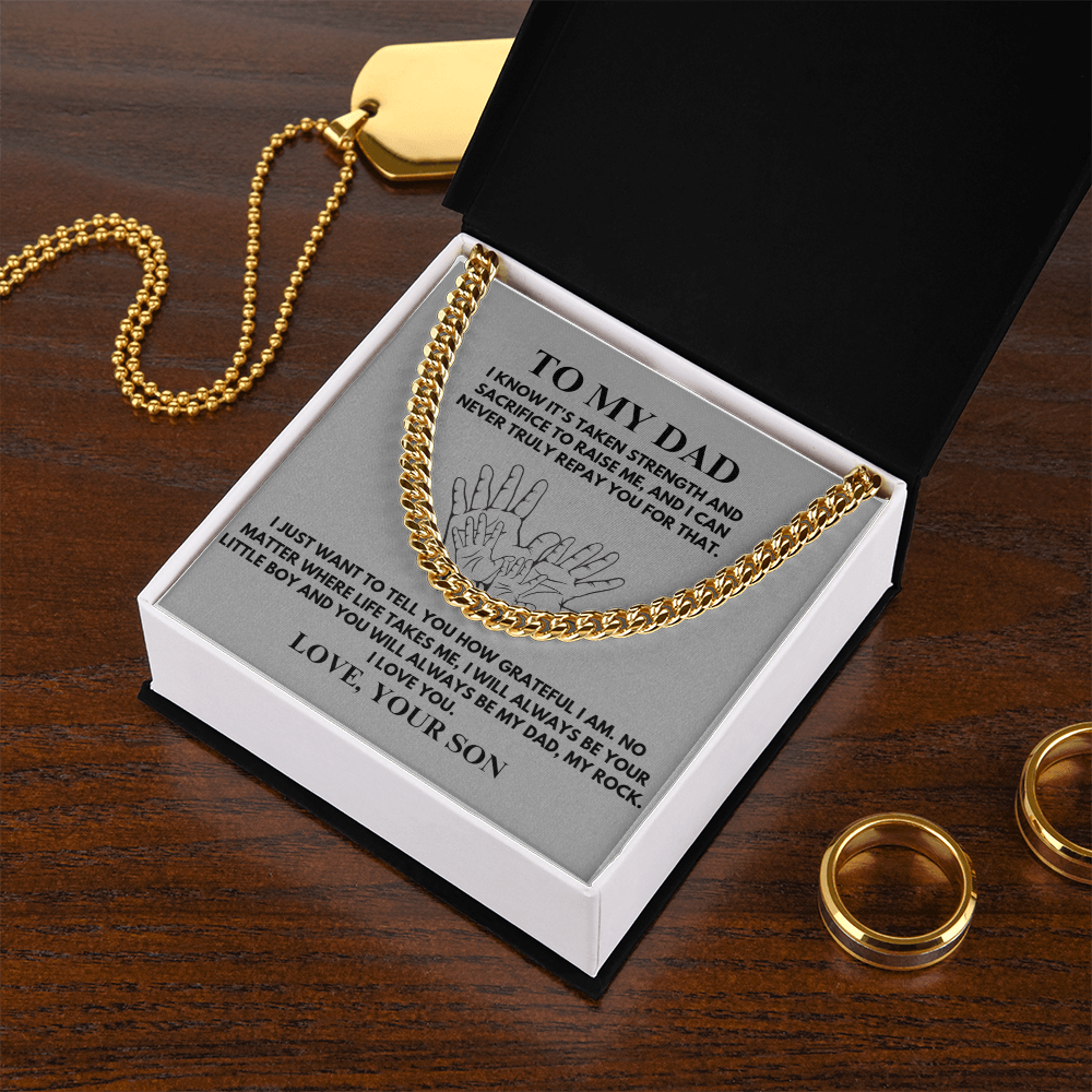 To My Dad / Cuban Link Chain