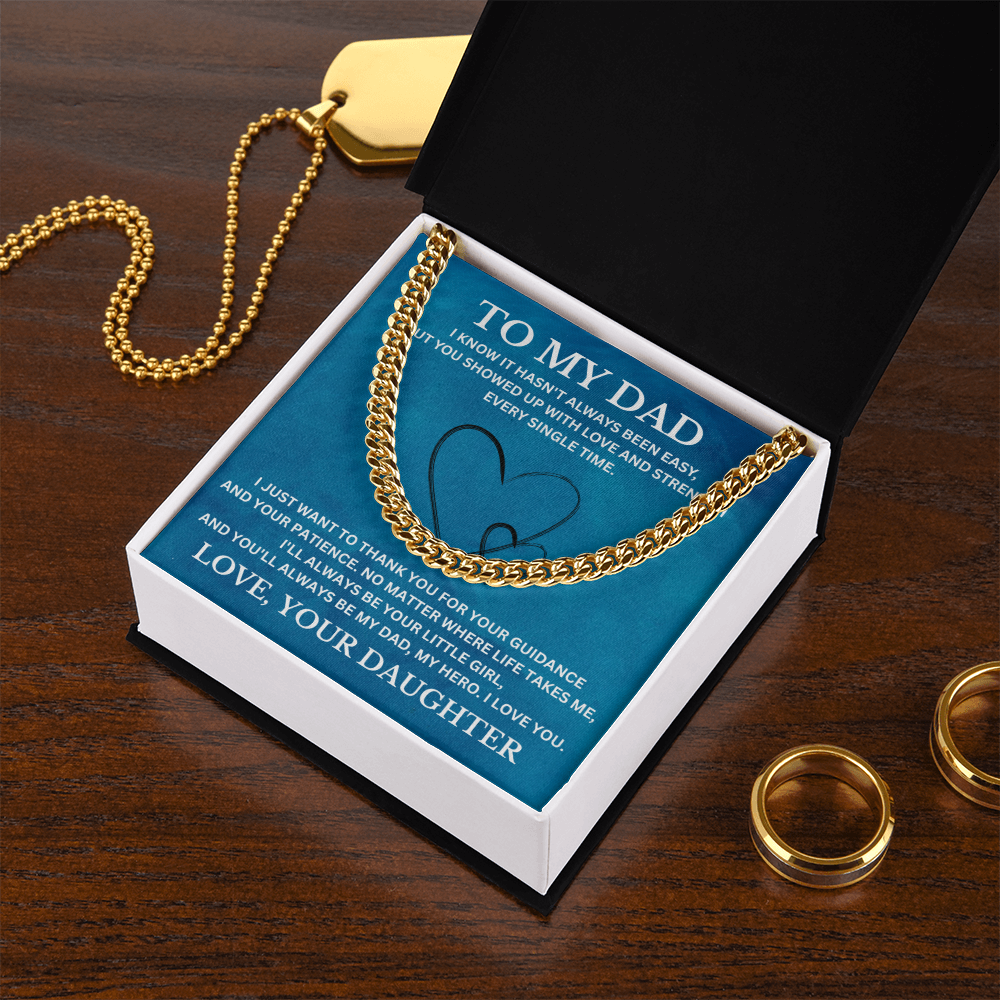 To My Dad / Cuban Link Chain