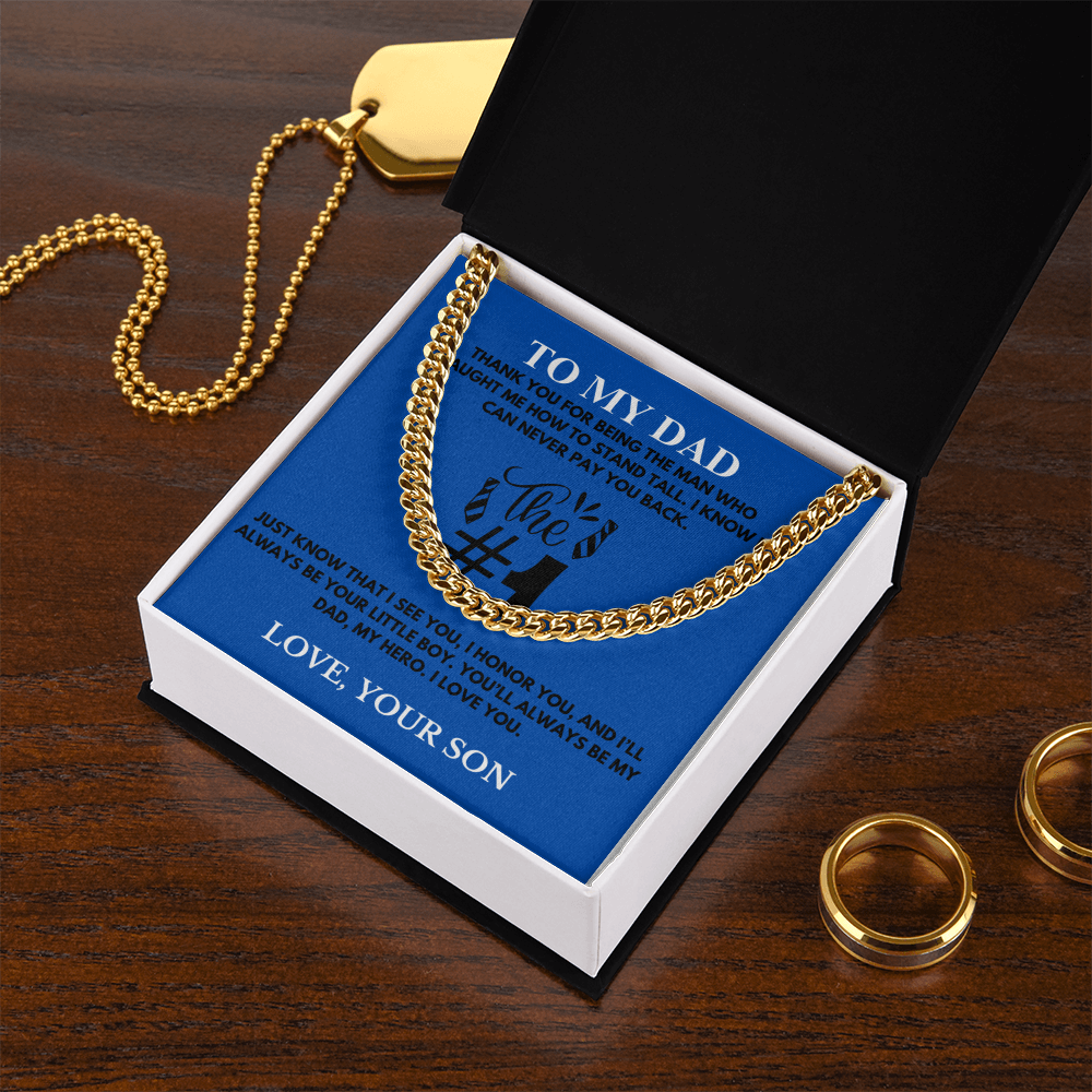 To My Dad / Cuban Link Chain