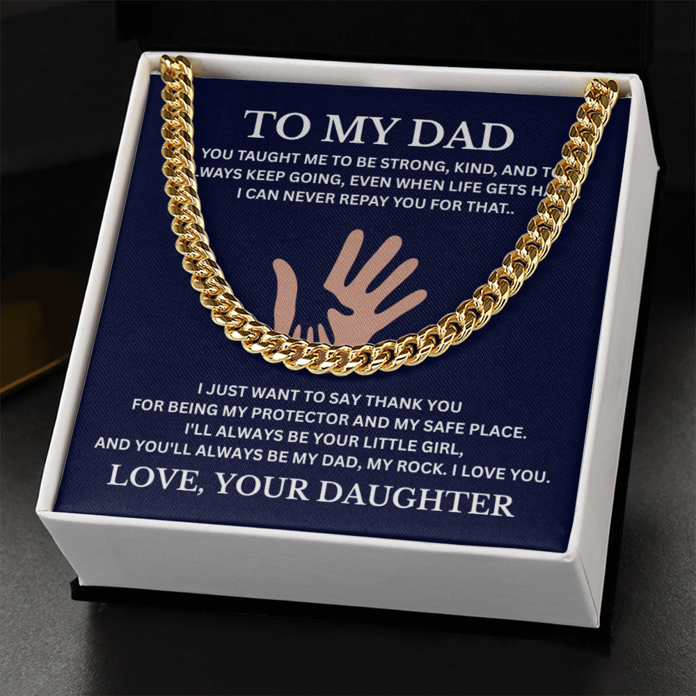 To My Dad / Cuban Link Chain