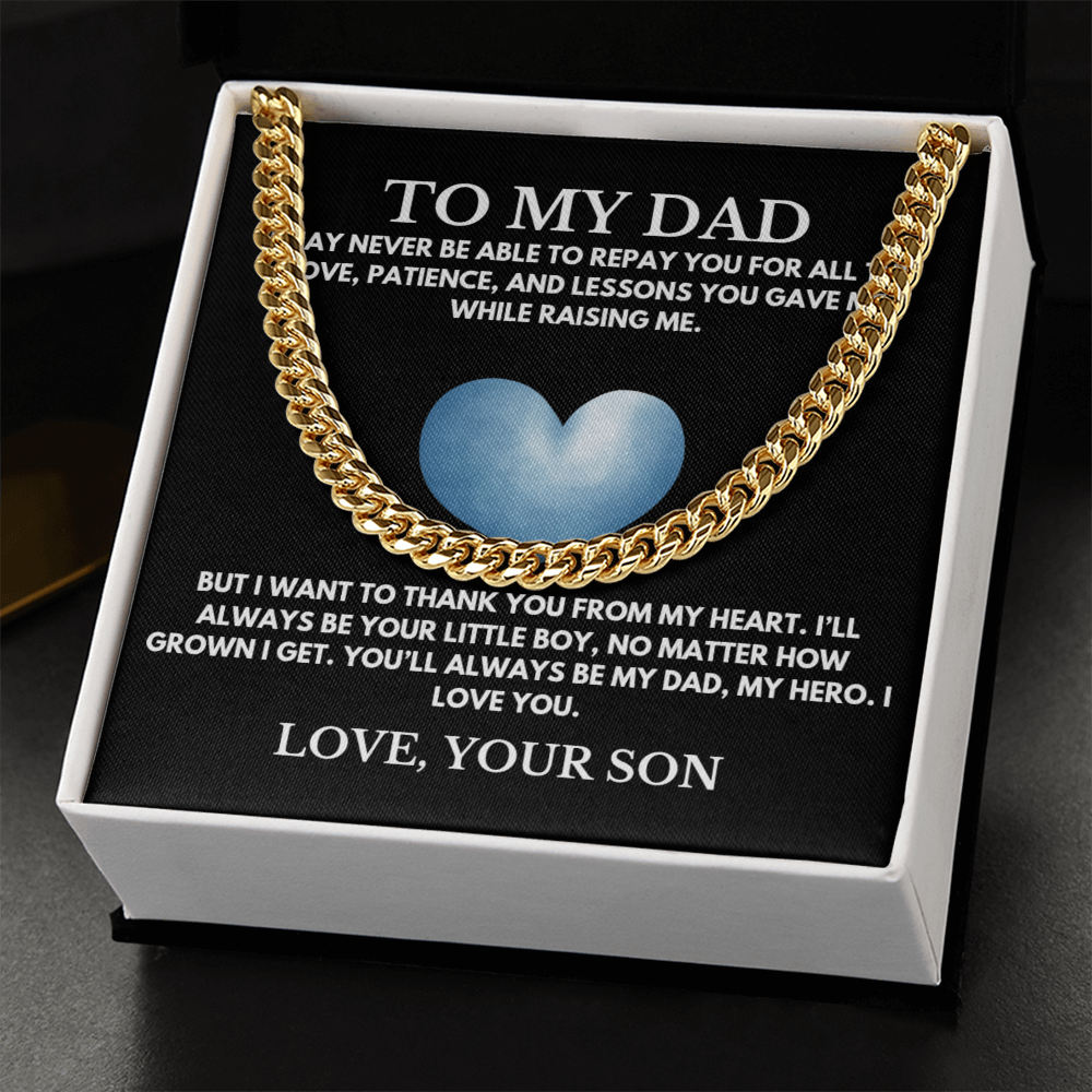 To My Dad / Cuban Link Chain