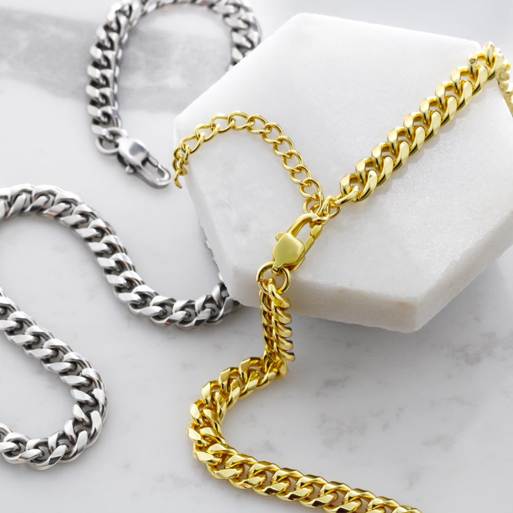 To My Dad / Cuban Link Chain