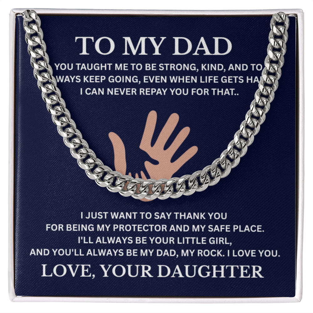 To My Dad / Cuban Link Chain