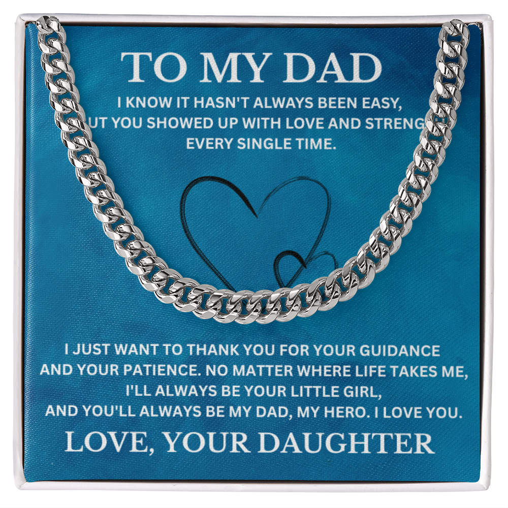 To My Dad / Cuban Link Chain