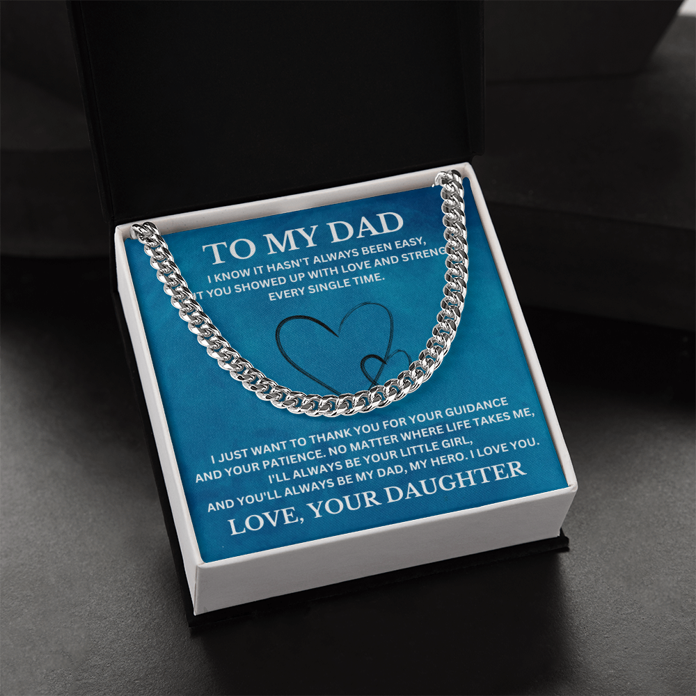 To My Dad / Cuban Link Chain