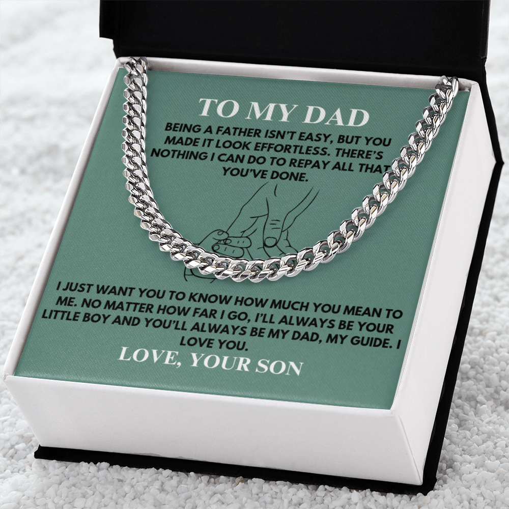 To My Dad / Cuban Link Chain