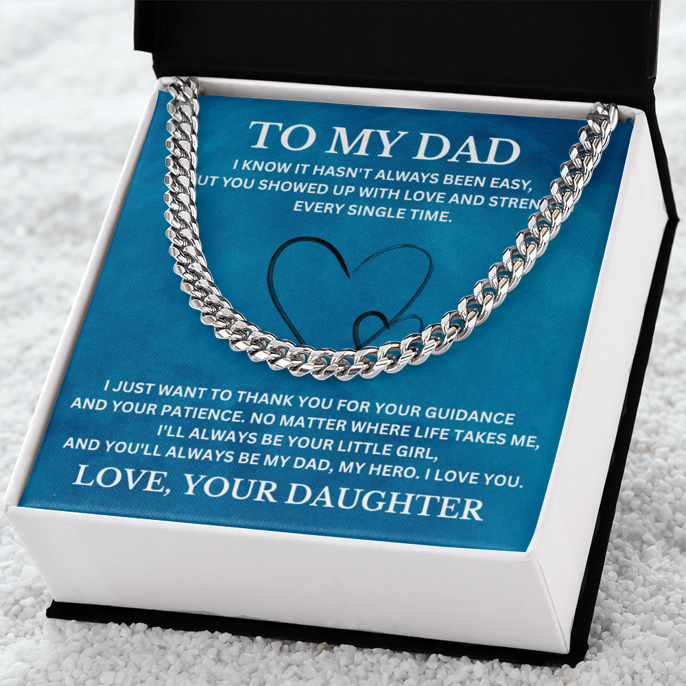 To My Dad / Cuban Link Chain
