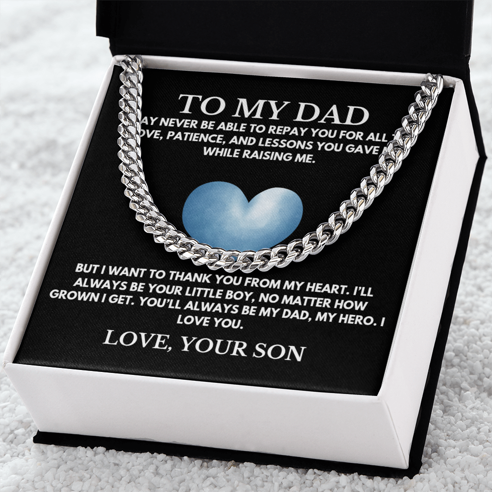 To My Dad / Cuban Link Chain