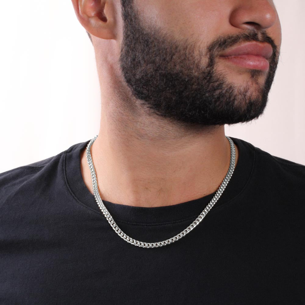 To My Husband / Cuban Link Chain