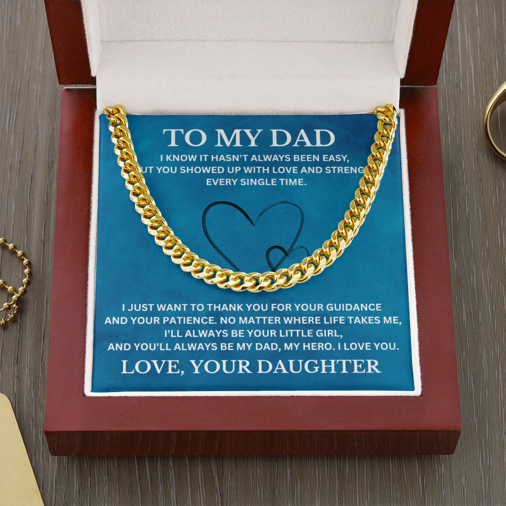 To My Dad / Cuban Link Chain