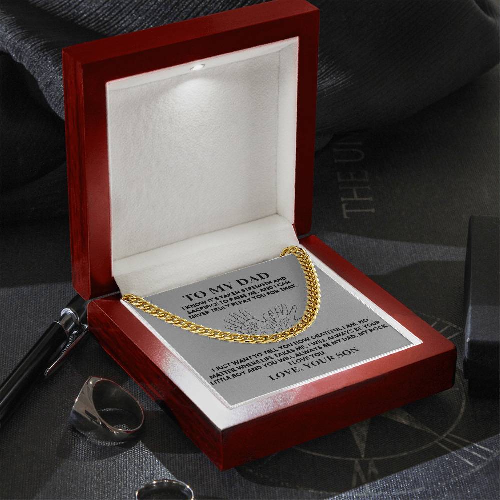 To My Dad / Cuban Link Chain