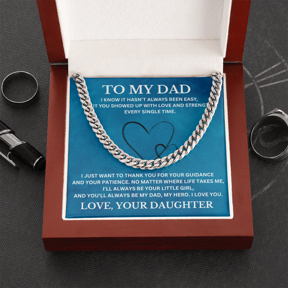 To My Dad / Cuban Link Chain