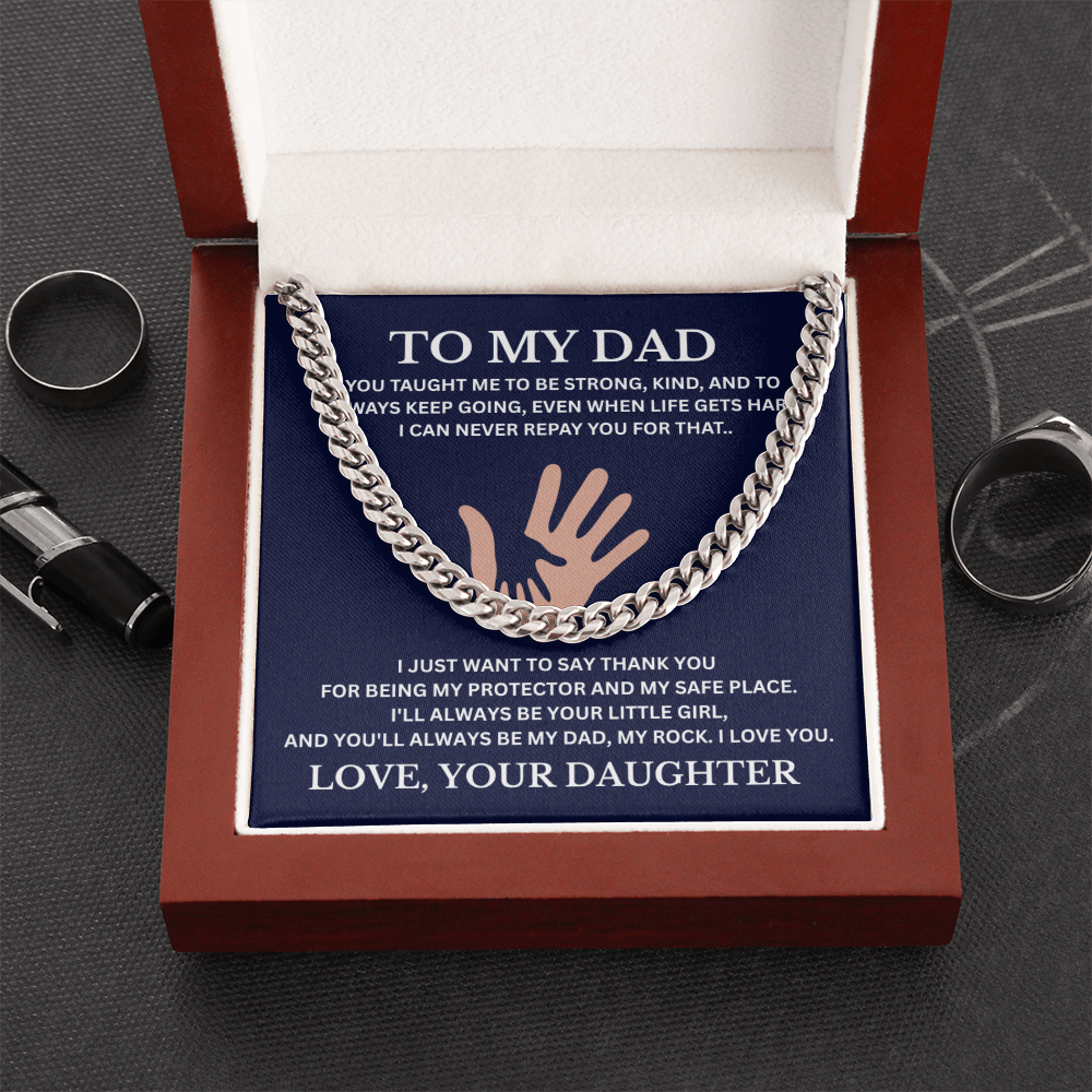 To My Dad / Cuban Link Chain