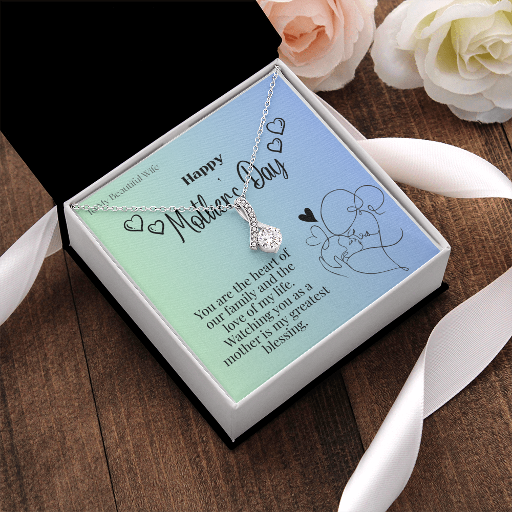To My Beautiful Wife / Alluring Beauty Necklace