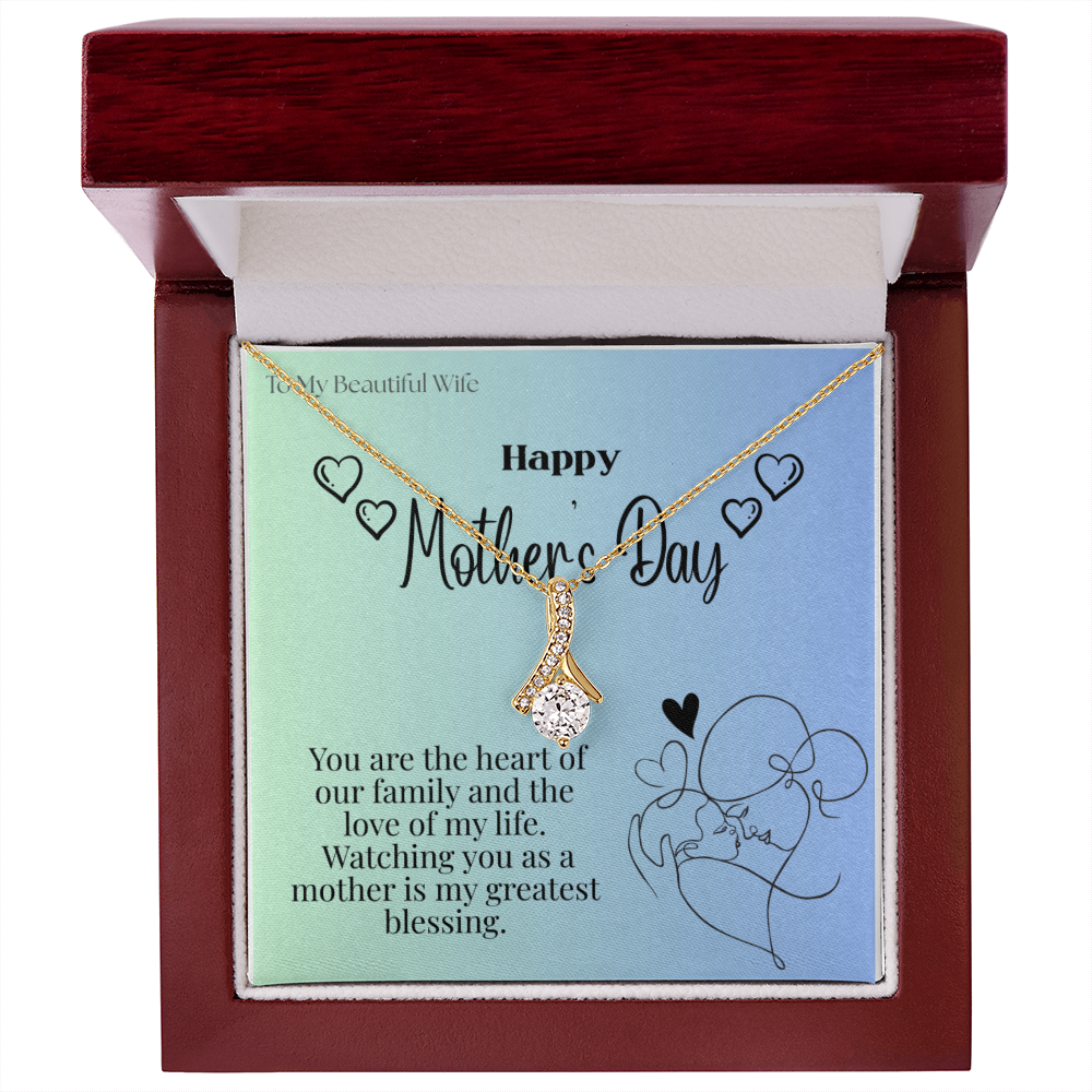 To My Beautiful Wife / Alluring Beauty Necklace