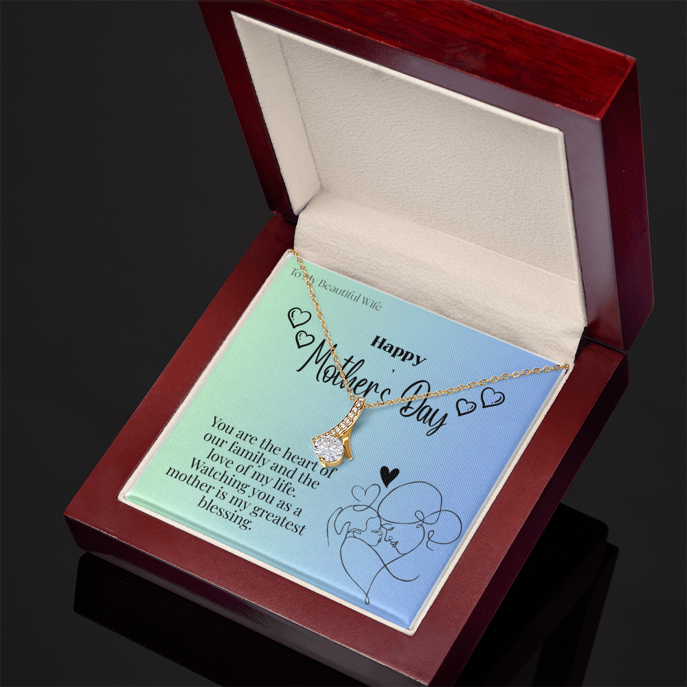 To My Beautiful Wife / Alluring Beauty Necklace