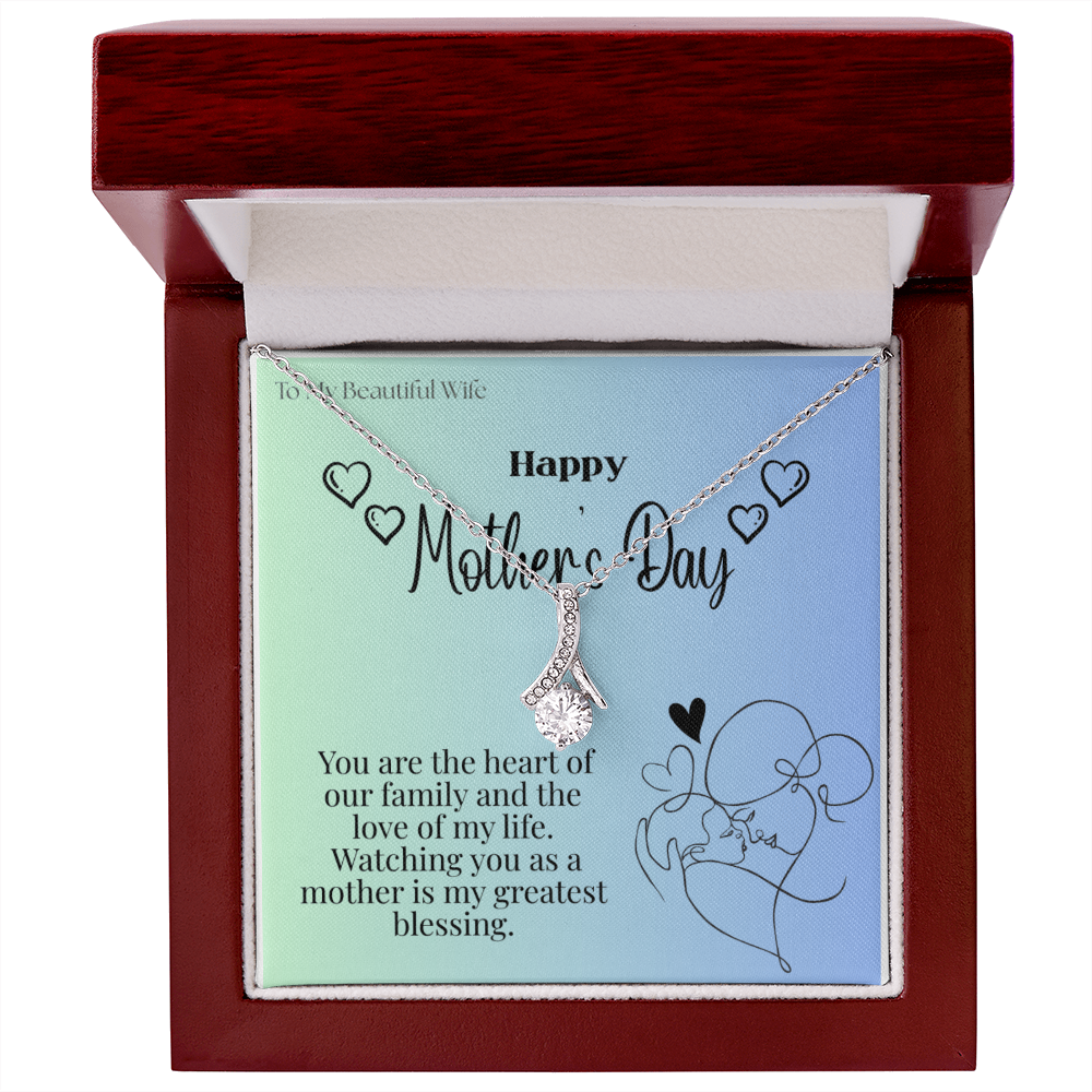 To My Beautiful Wife / Alluring Beauty Necklace