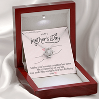 To My Beautiful Daughter / Love Knot Necklace