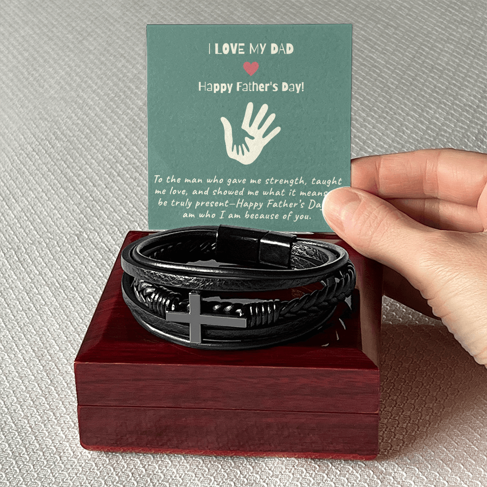 Father's Day / Cross Bracelet