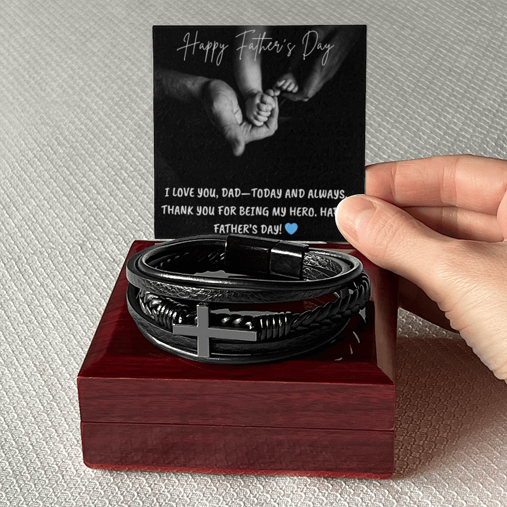 Father's Day / Cross Bracelet