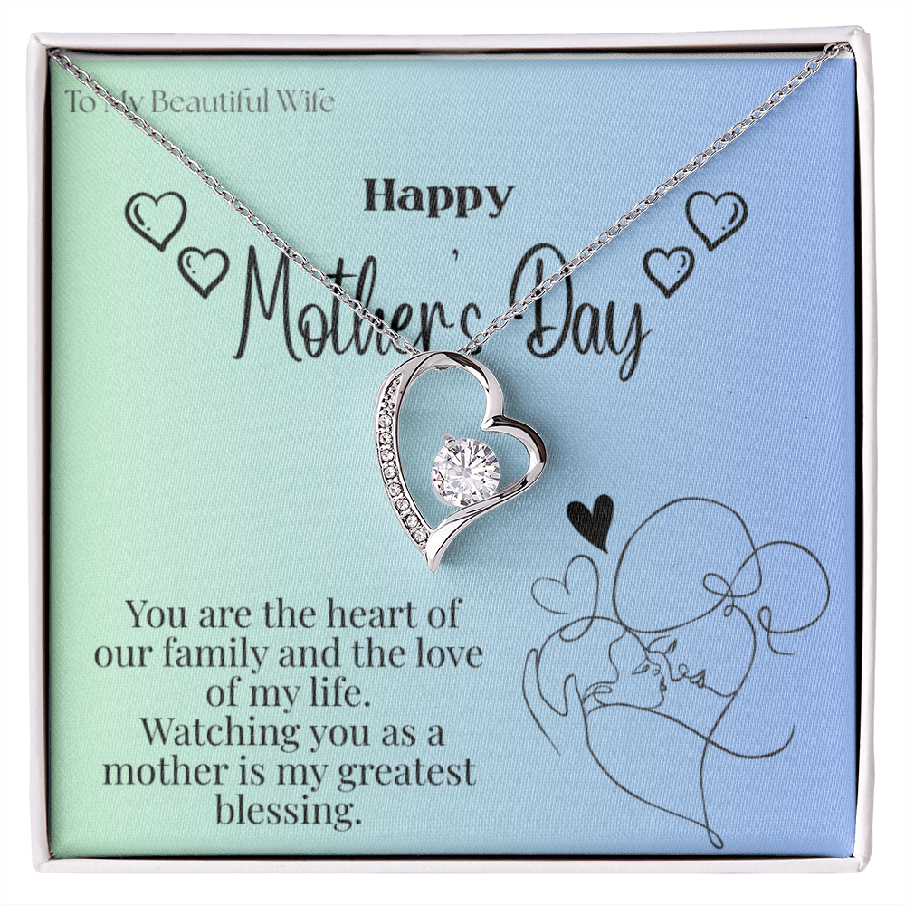 To My Beautiful Wife / Forever Love Necklace