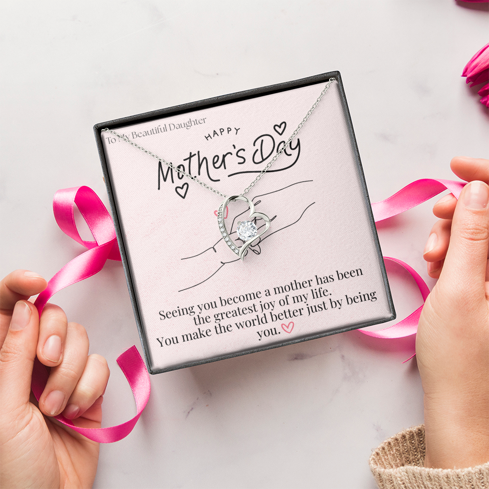 To My Beautiful Daughter / Forever Love Necklace