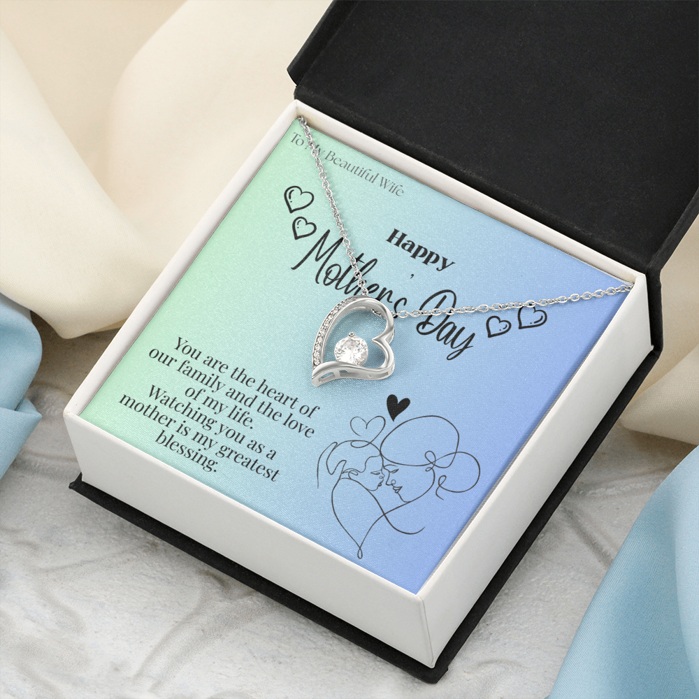 To My Beautiful Wife / Forever Love Necklace