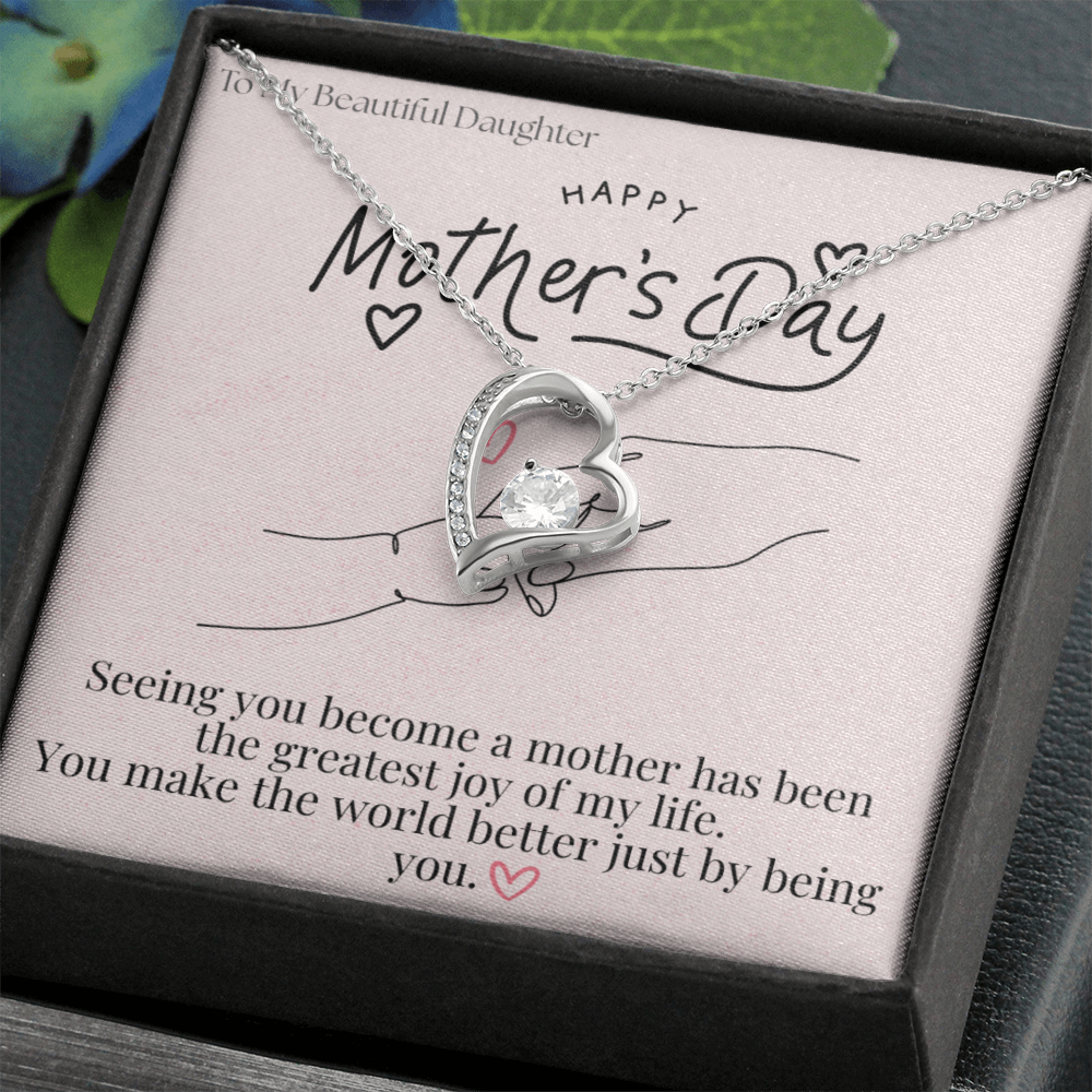 To My Beautiful Daughter / Forever Love Necklace