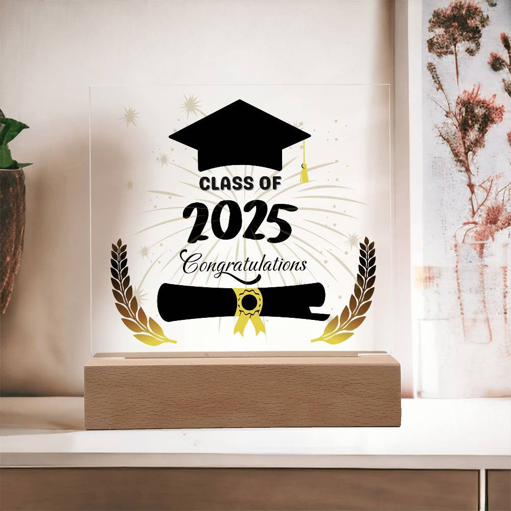 Graduation Class Of 2025 | Acrylic Square Plaque