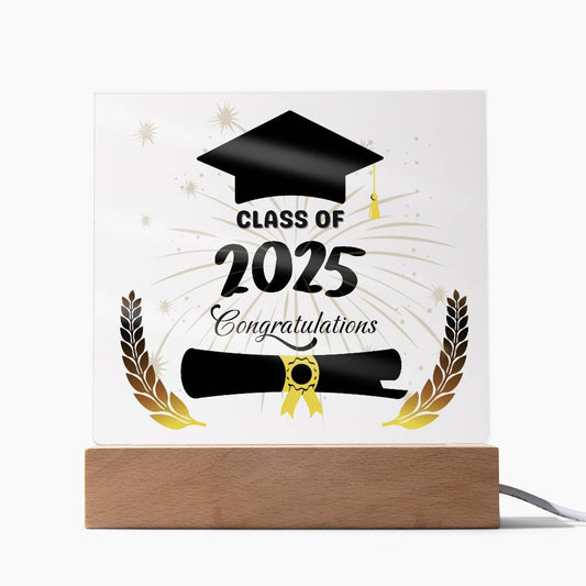 Graduation Class Of 2025 | Acrylic Square Plaque