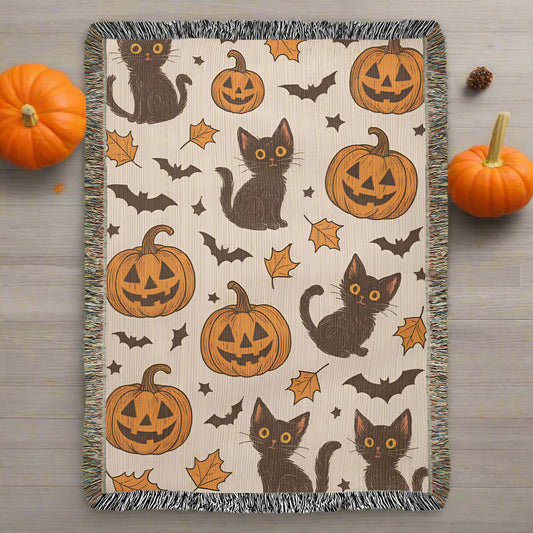 Halloween Woven Blanket