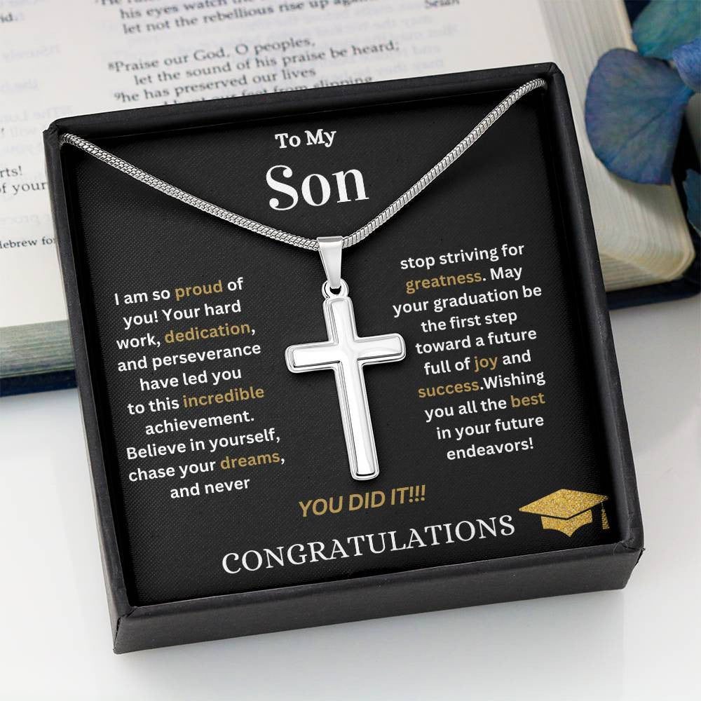 Son Graduation | Stainless Cross Necklace