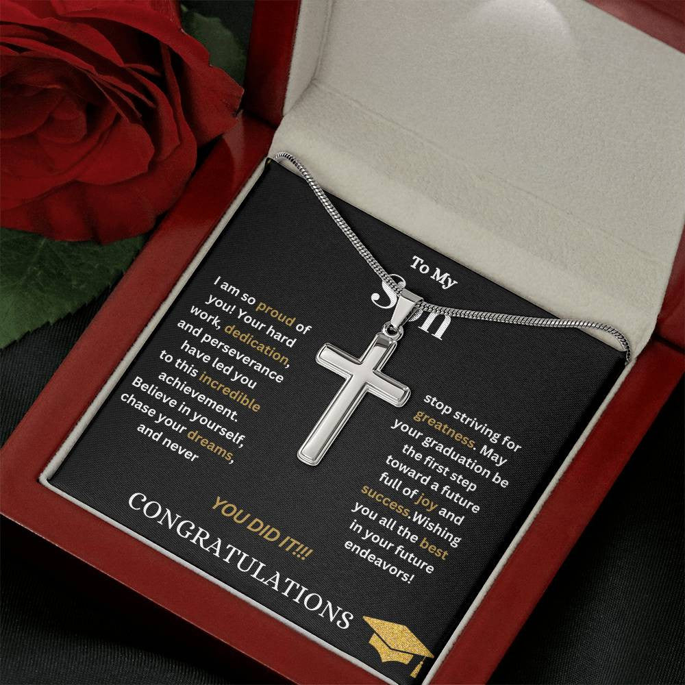 Son Graduation | Stainless Cross Necklace