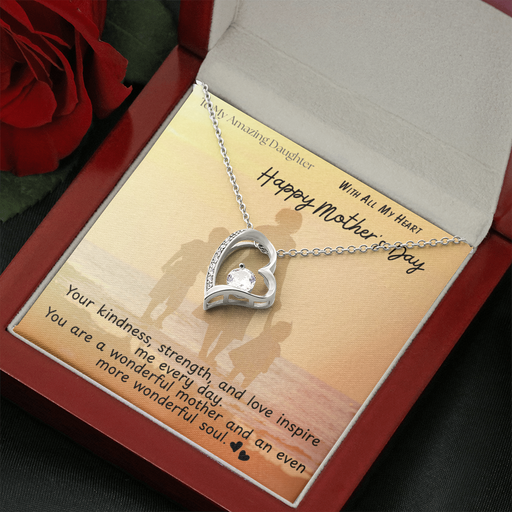 To My Amazing Daughter / Forever Love Necklace