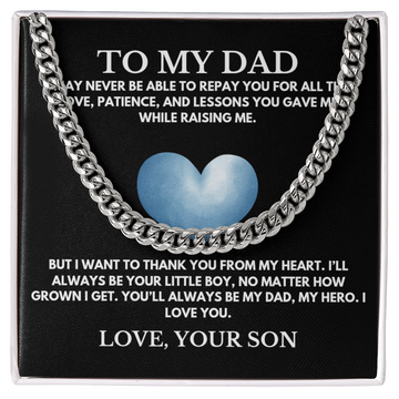 To My Dad / Cuban Link Chain